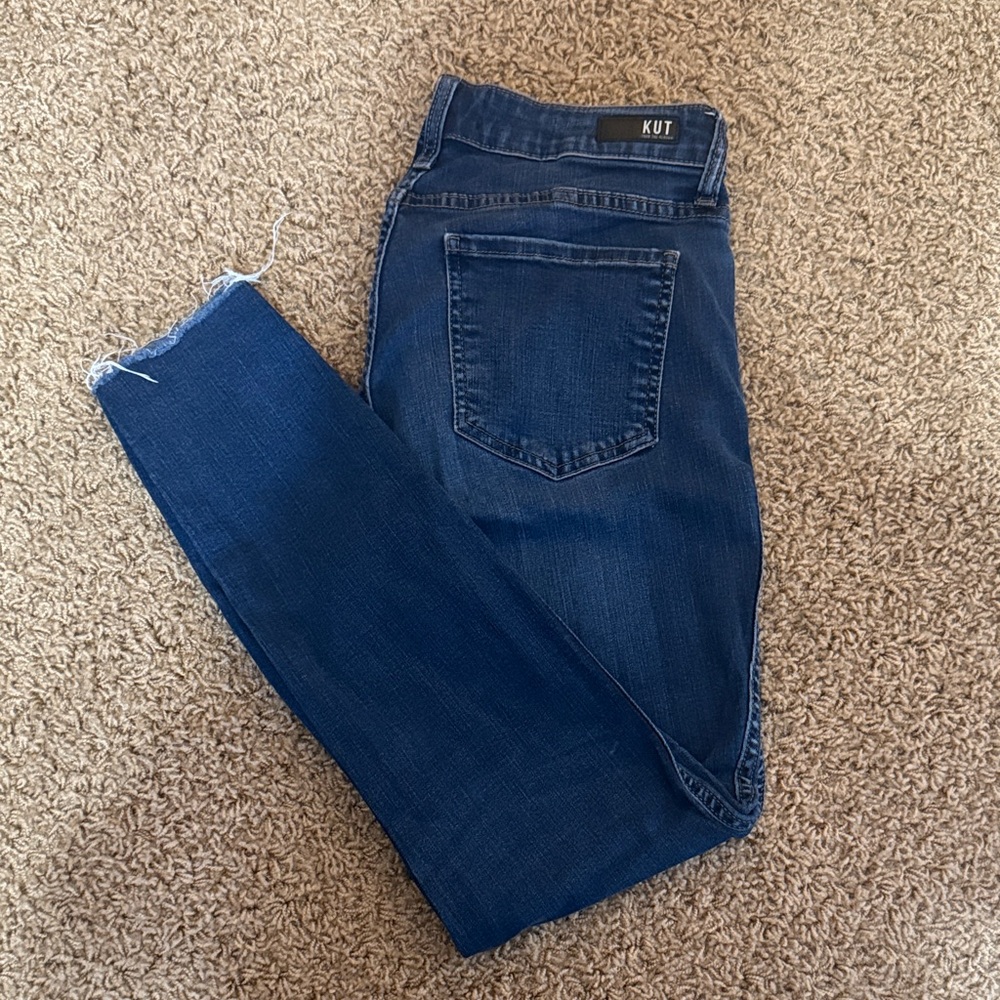 Kut from the Kloth Dark Blue Skinny Jeans